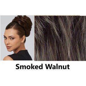 Style-a-Do Hair Wrap 6"  Chignon Heat Friendly Updo Bun Hairpiece Smoked Walnut